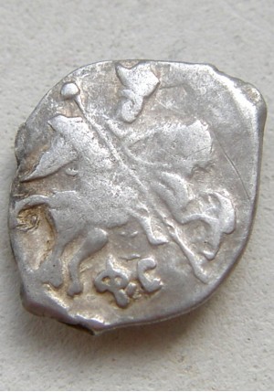 КОПЕЙКА ИВАНА ГРОЗНОГО "ФС" (1547-1550) ПРОДАНО НЕТ В НАЛИЧИИ