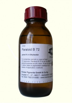 Paraloid Ethylacetat B-72 Kremer, Germany