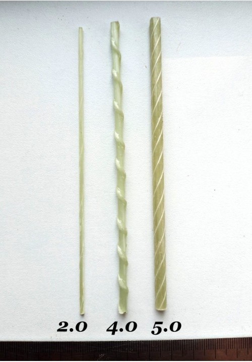 Стекловолоконная палочка 4 мм. для очистки монет (1шт) L=13-14 см.